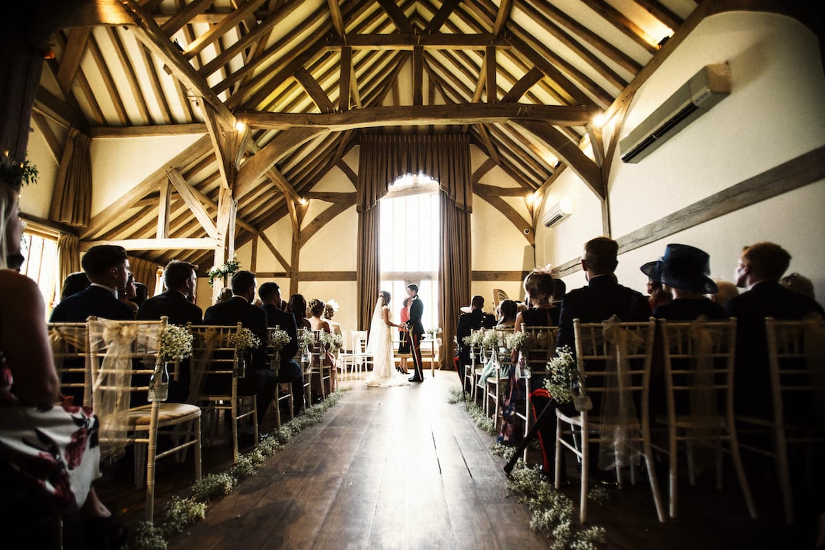 Rustic barn wedding venue Hampshire