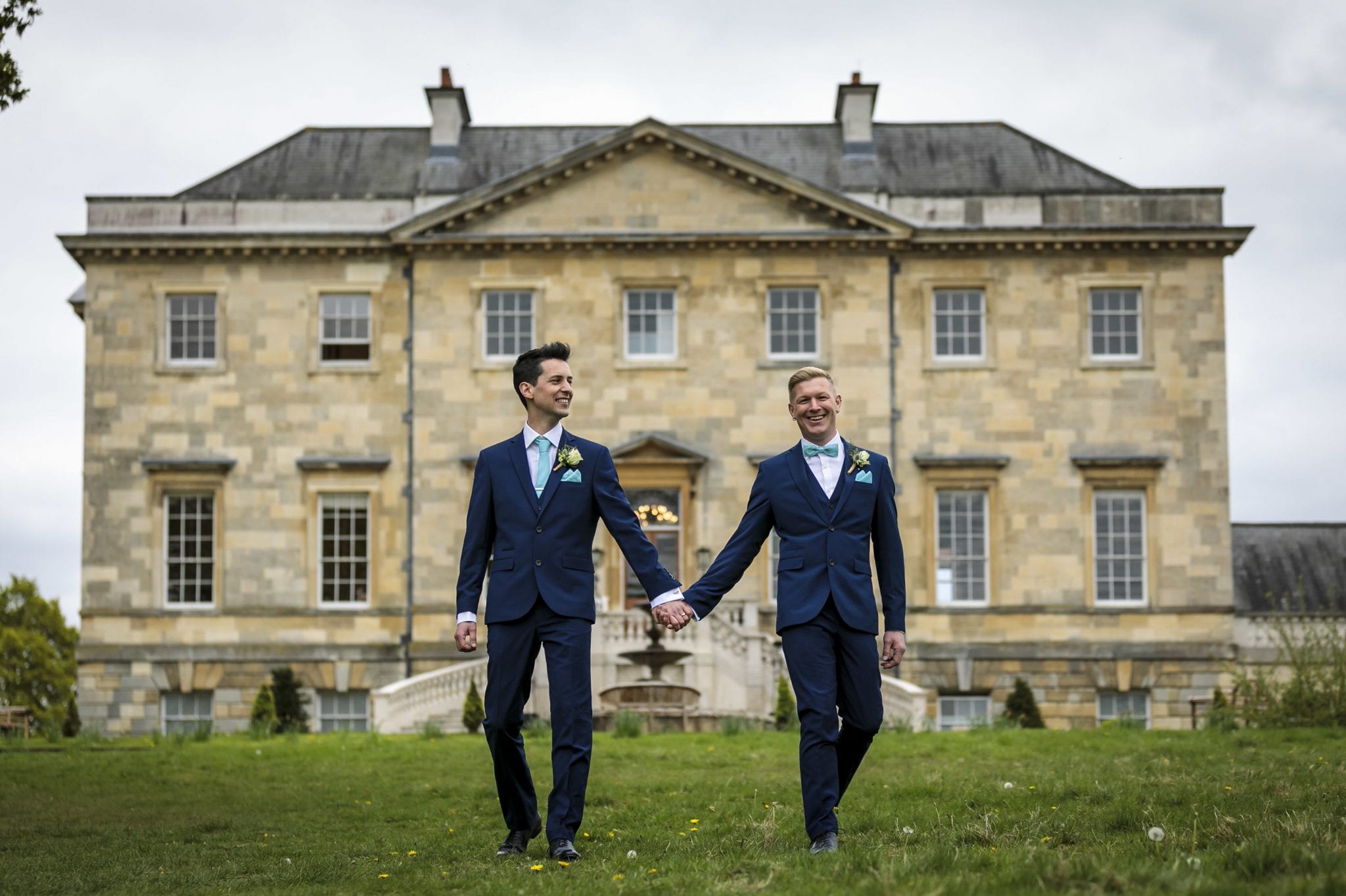 same sex wedding Botleys mansion