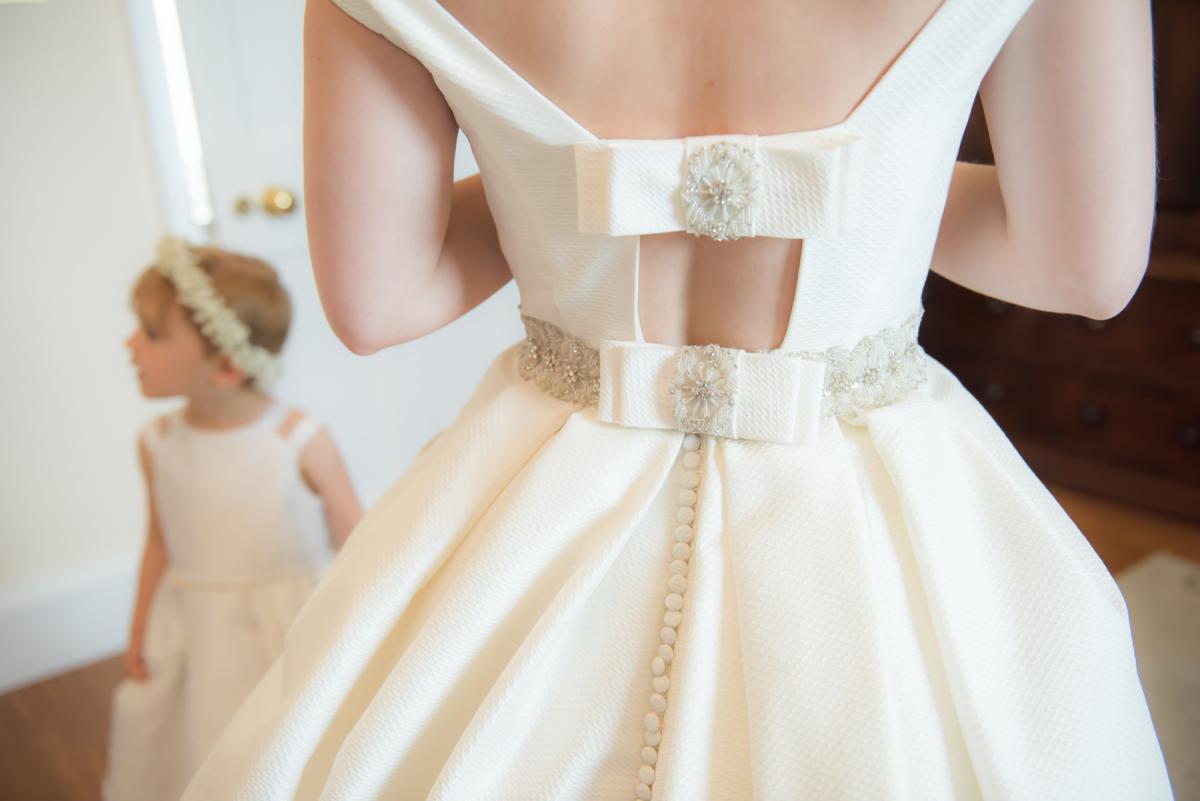 botleys mansion bridal gown back detailing