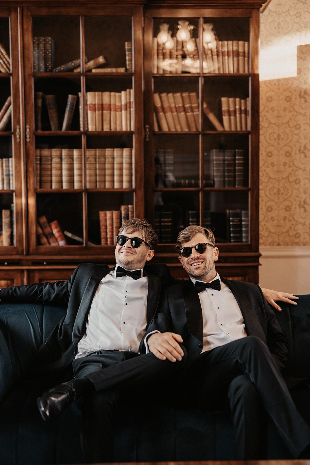 Groomsmen at Botleys Mansion in Chertsey