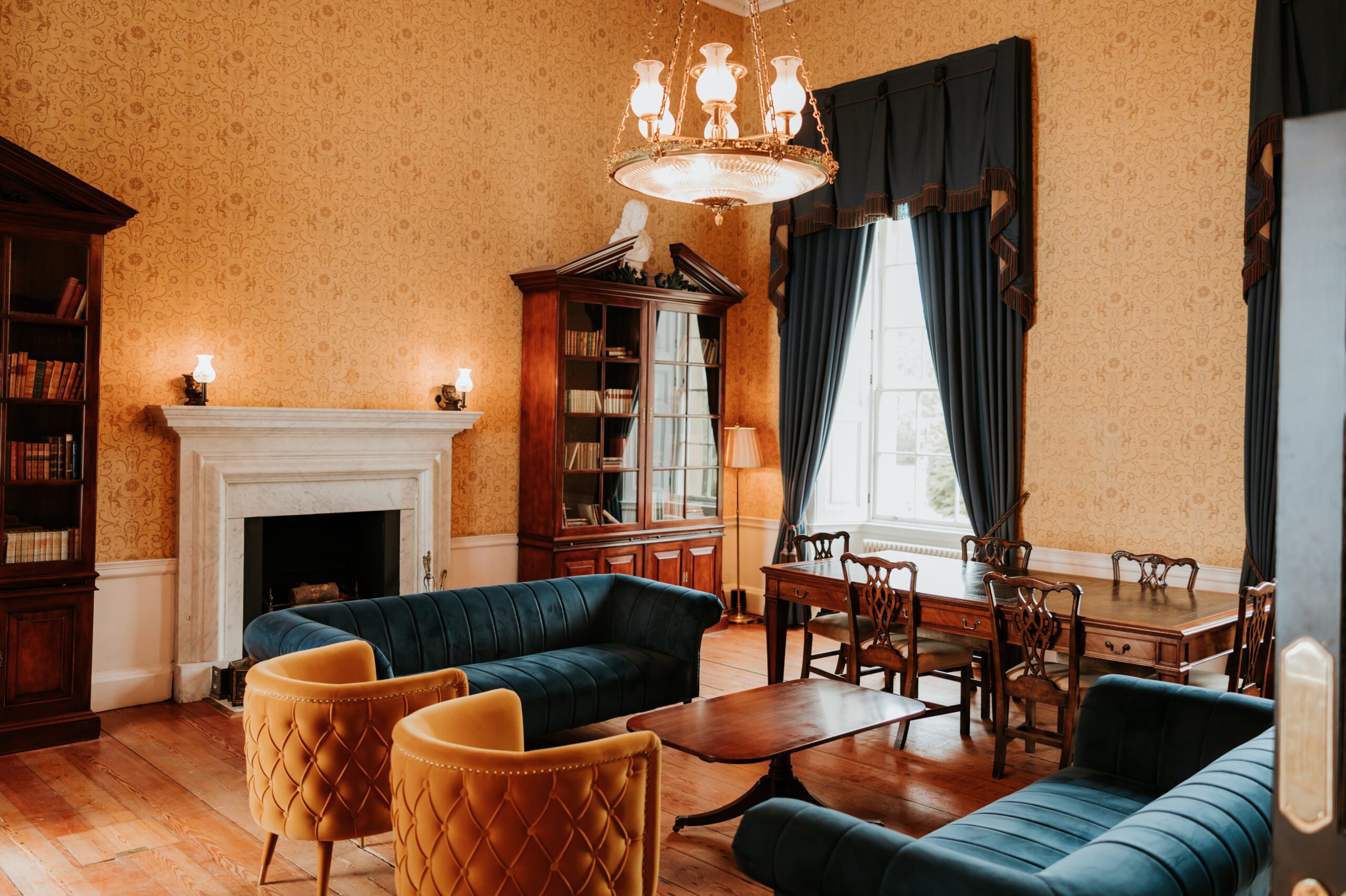 Library at Botleys Mansion