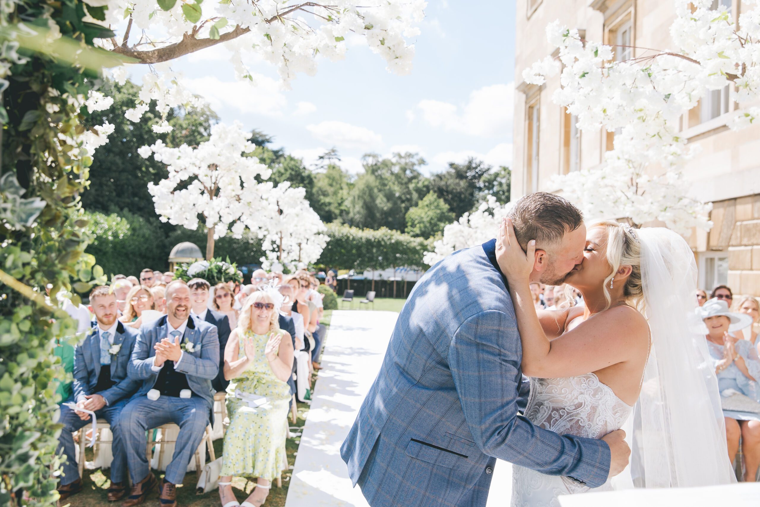 Summer wedding reception venue in Surrey