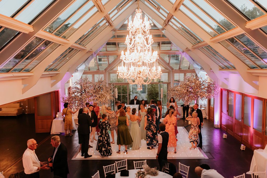 Wedding after party with dance floor