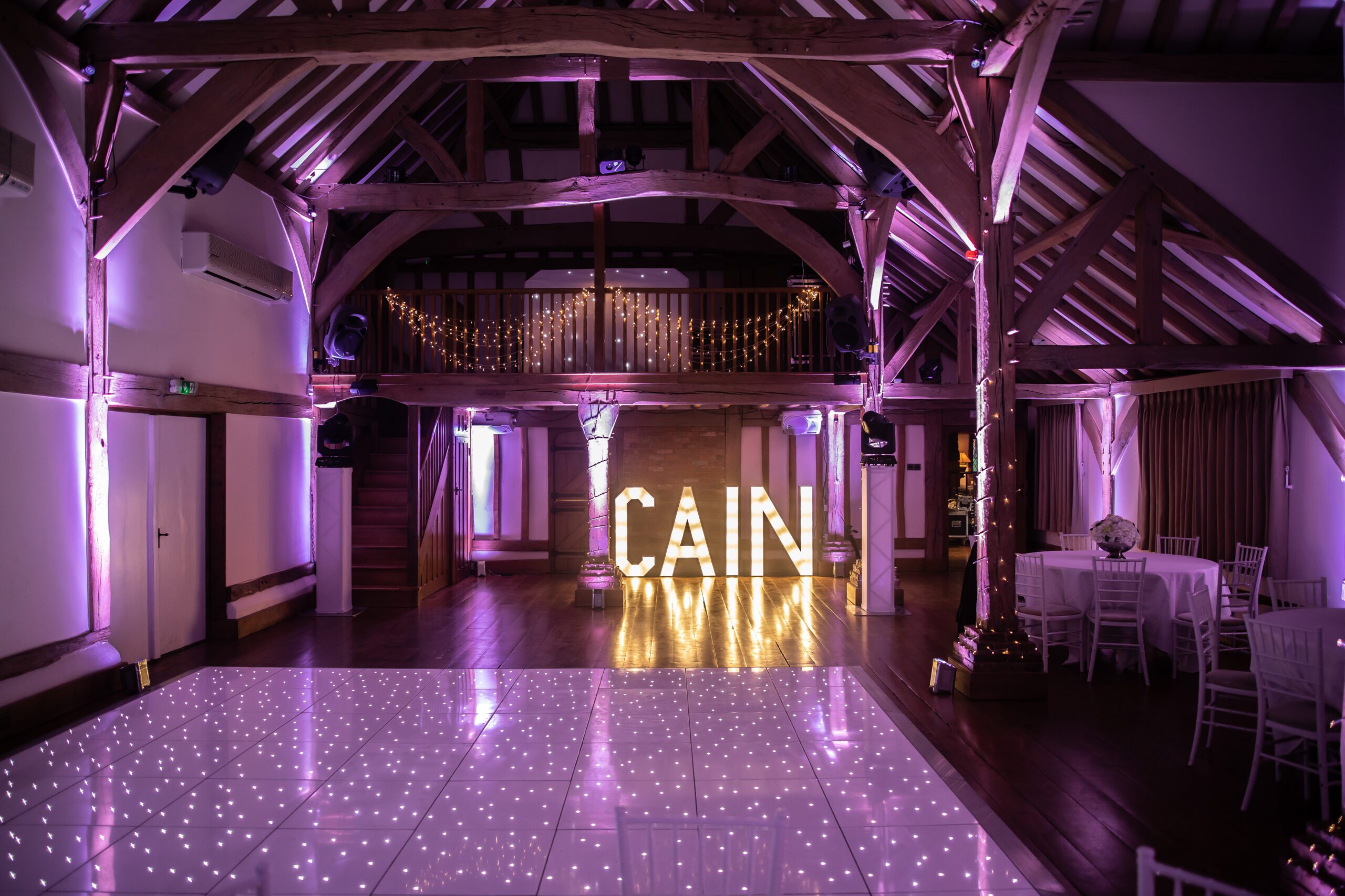 Evening reception and party at Cain Manor in the Music Room