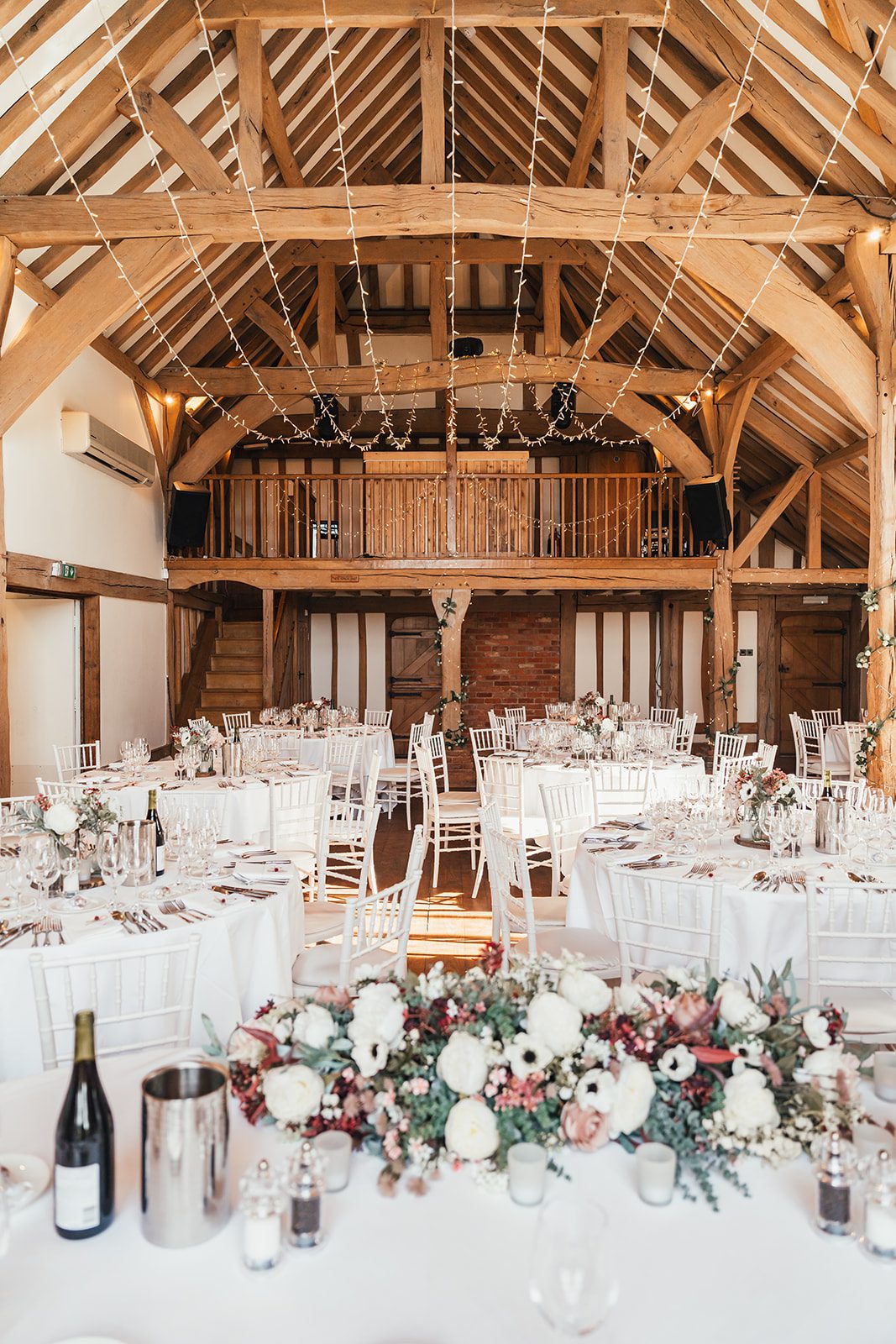 Wedding breakfast in the Music Room at Cain Manor
