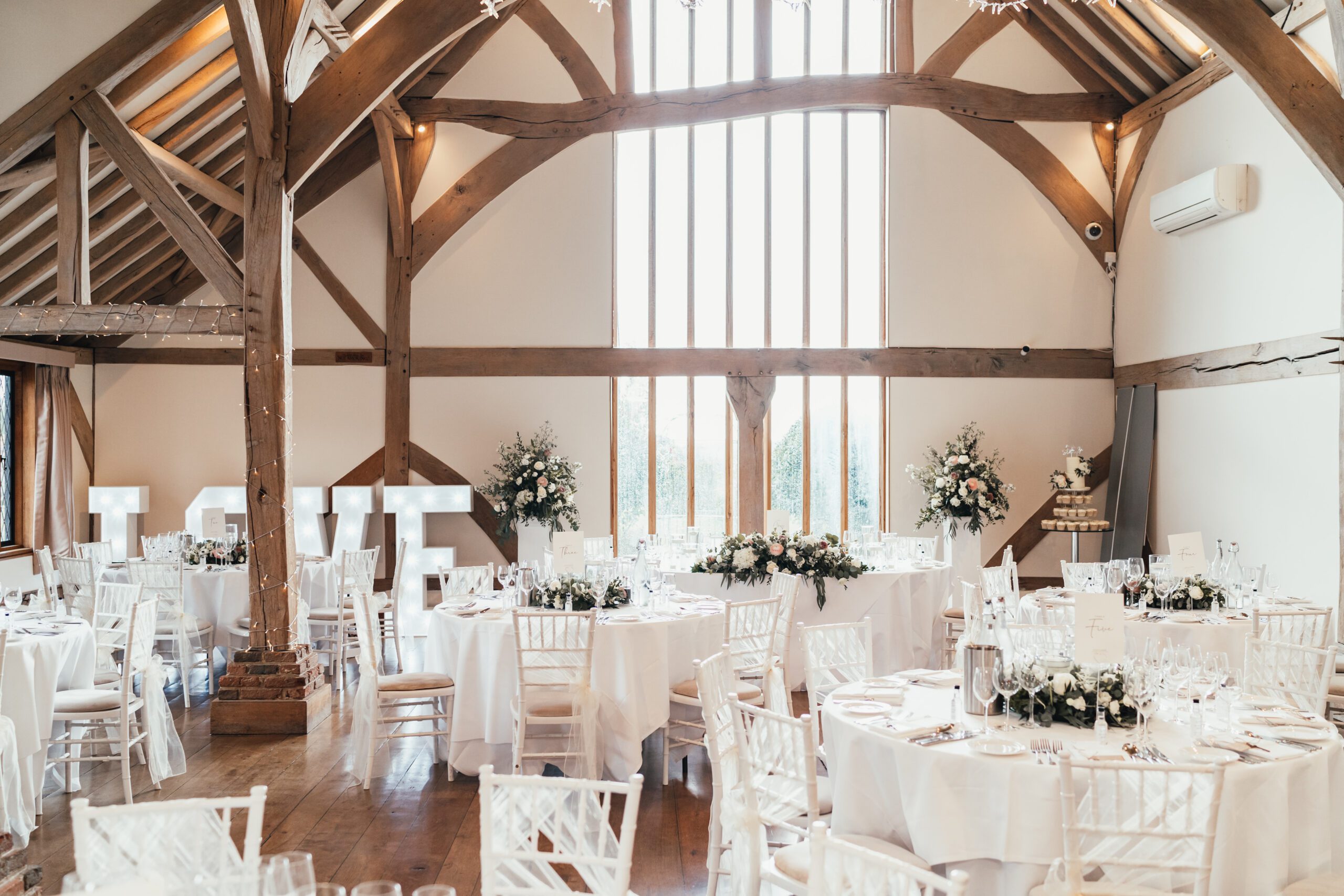 Wedding banquet in the Music Room at Cain Manor