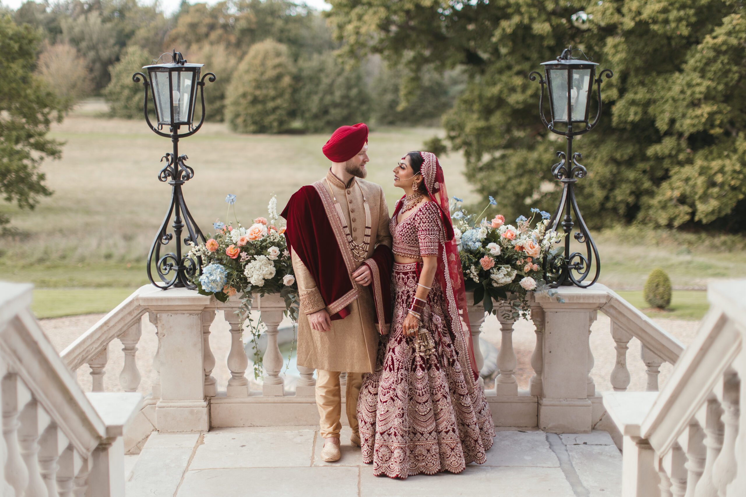 Botleys Mansion dry hire Asian wedding in Surrey