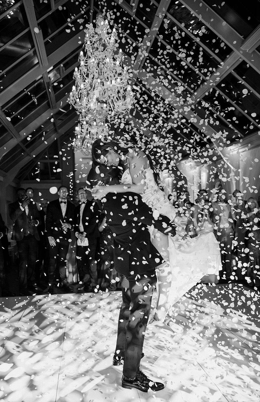 Confetti first dance at Botleys Mansion near London