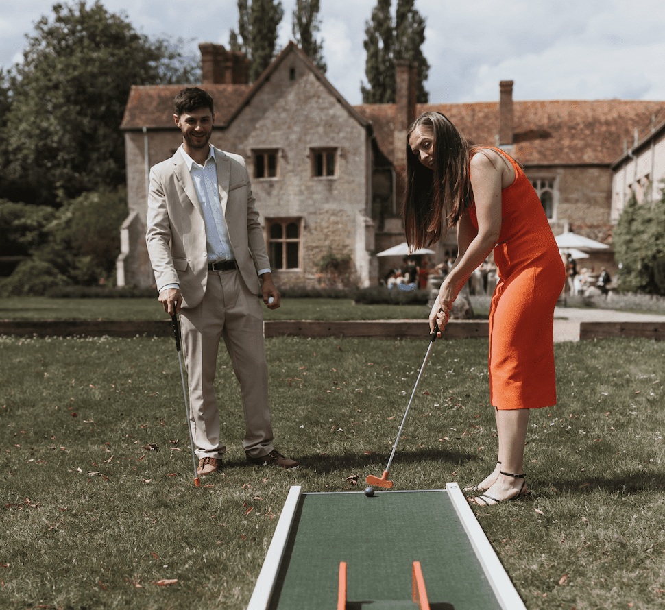 Wedding crazy gold near Thame