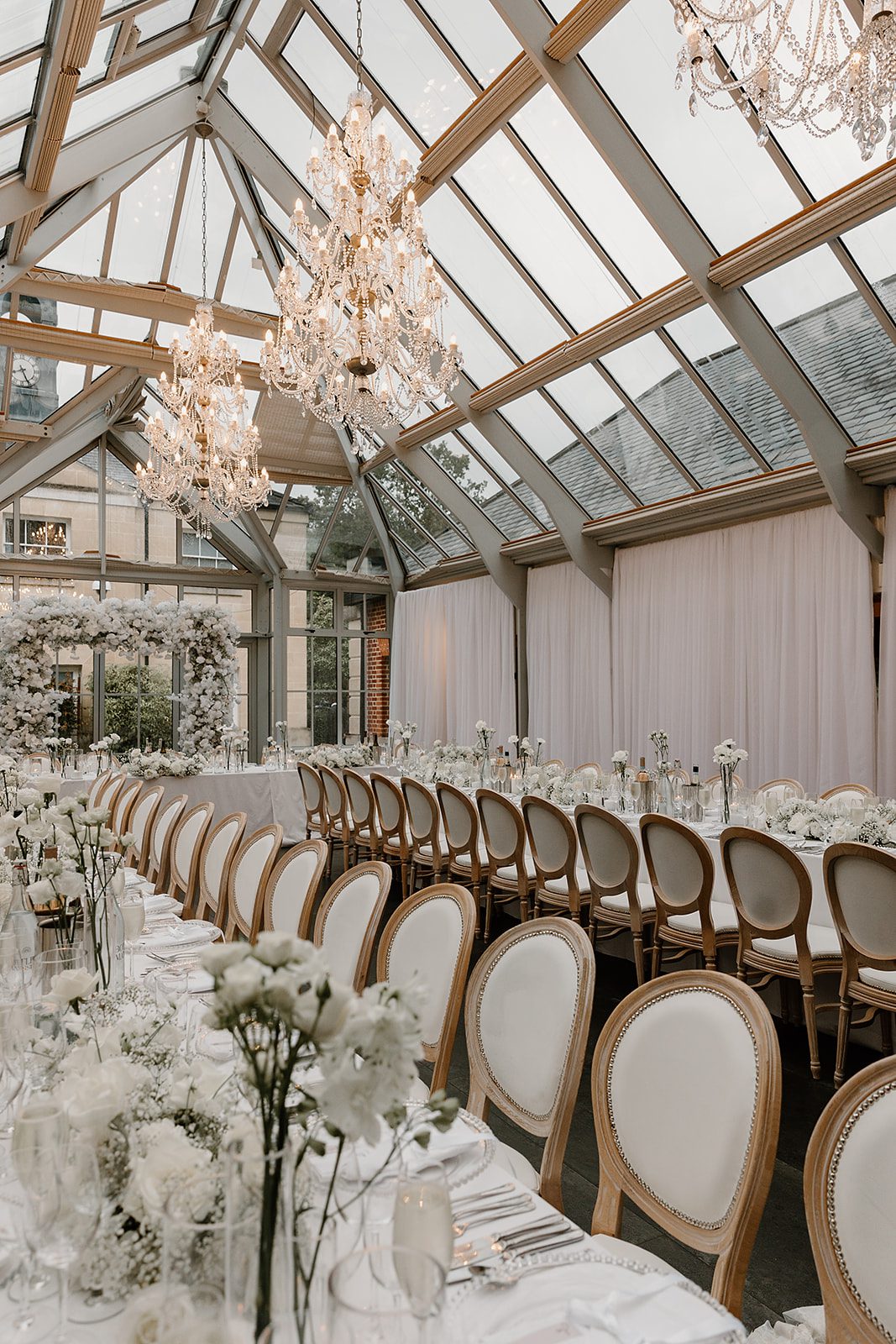 Atrium decoration at Botleys Mansion