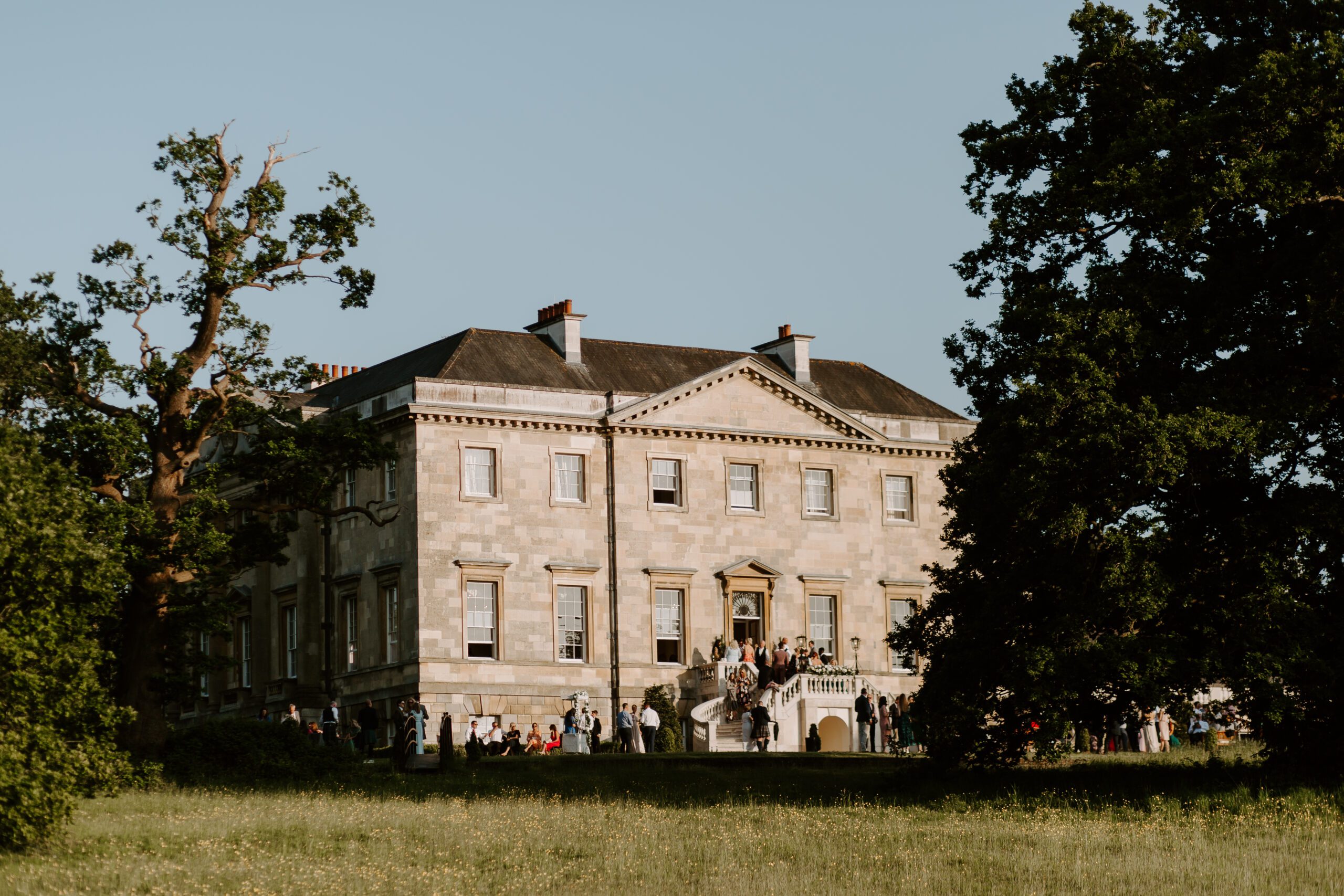 Drinks reception at Botleys Mansion