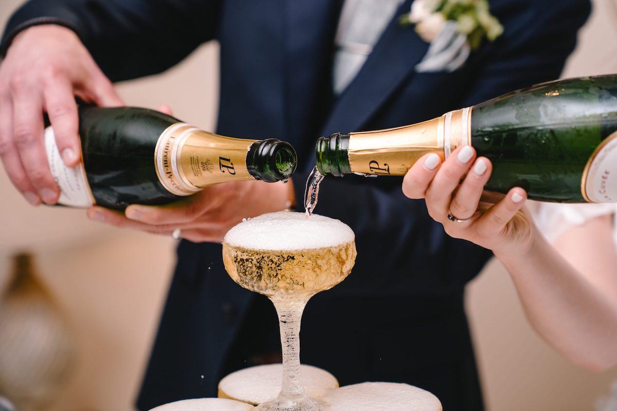 Laurent Perrier Champagne tower