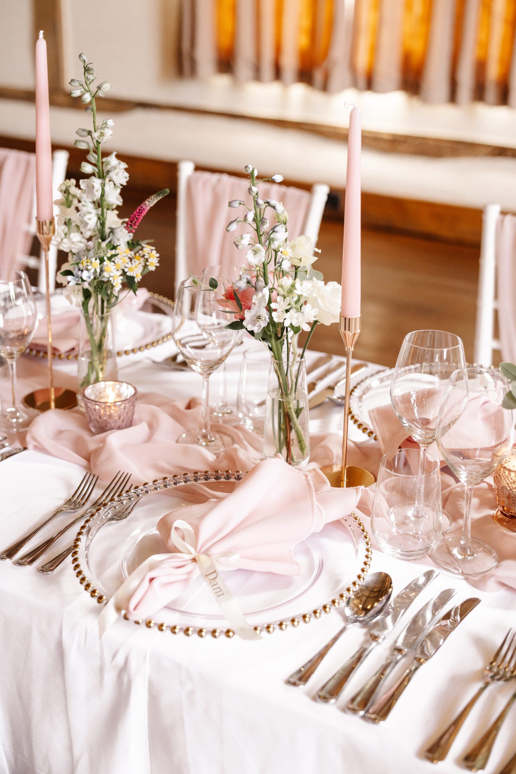 Wedding decoration at Cain Manor