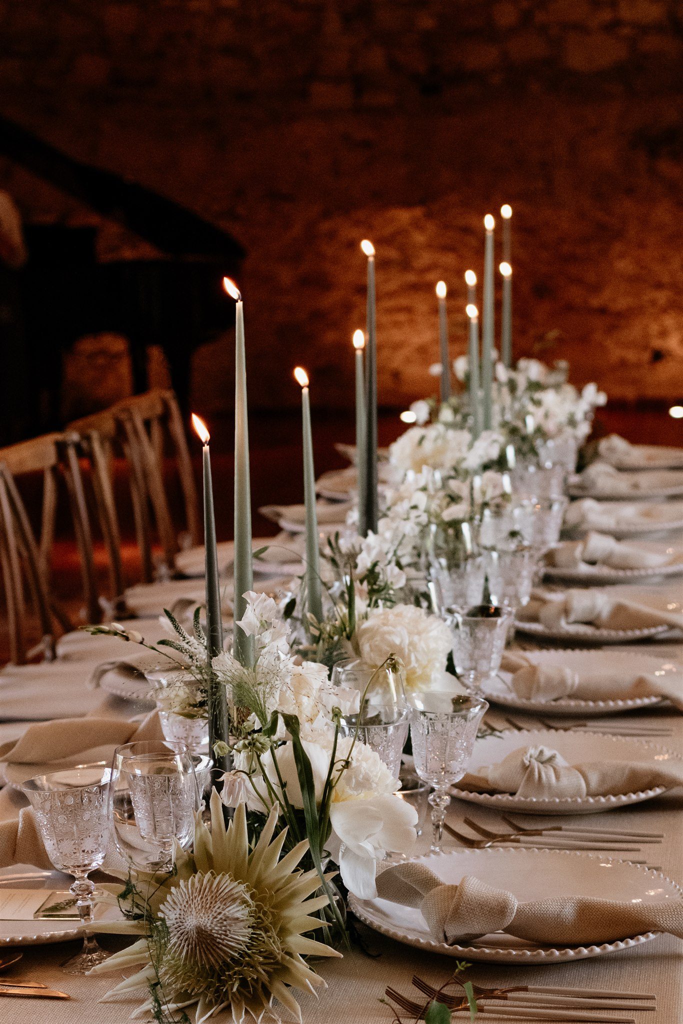 Wedding decoration at Notley Abbey